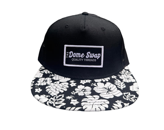 The Dome Swap Black and Tropical Hat