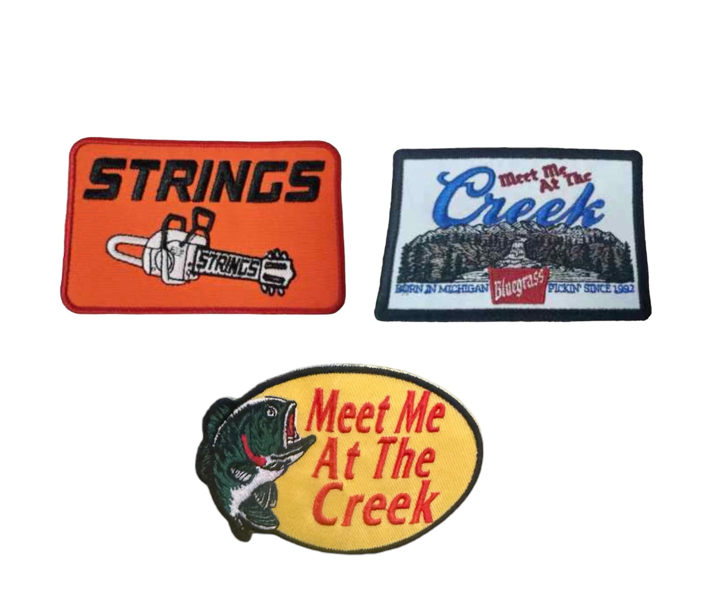 Coors + Bass + Stihl Patch - Pack of 3