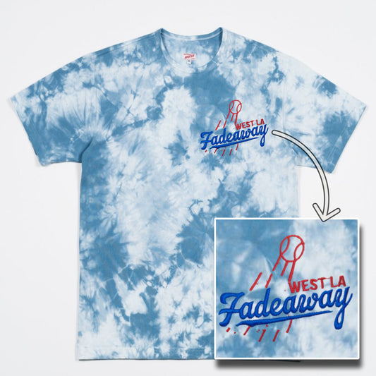 Dead + Dodgers West LA Fadeaway Hand Dyed Tee