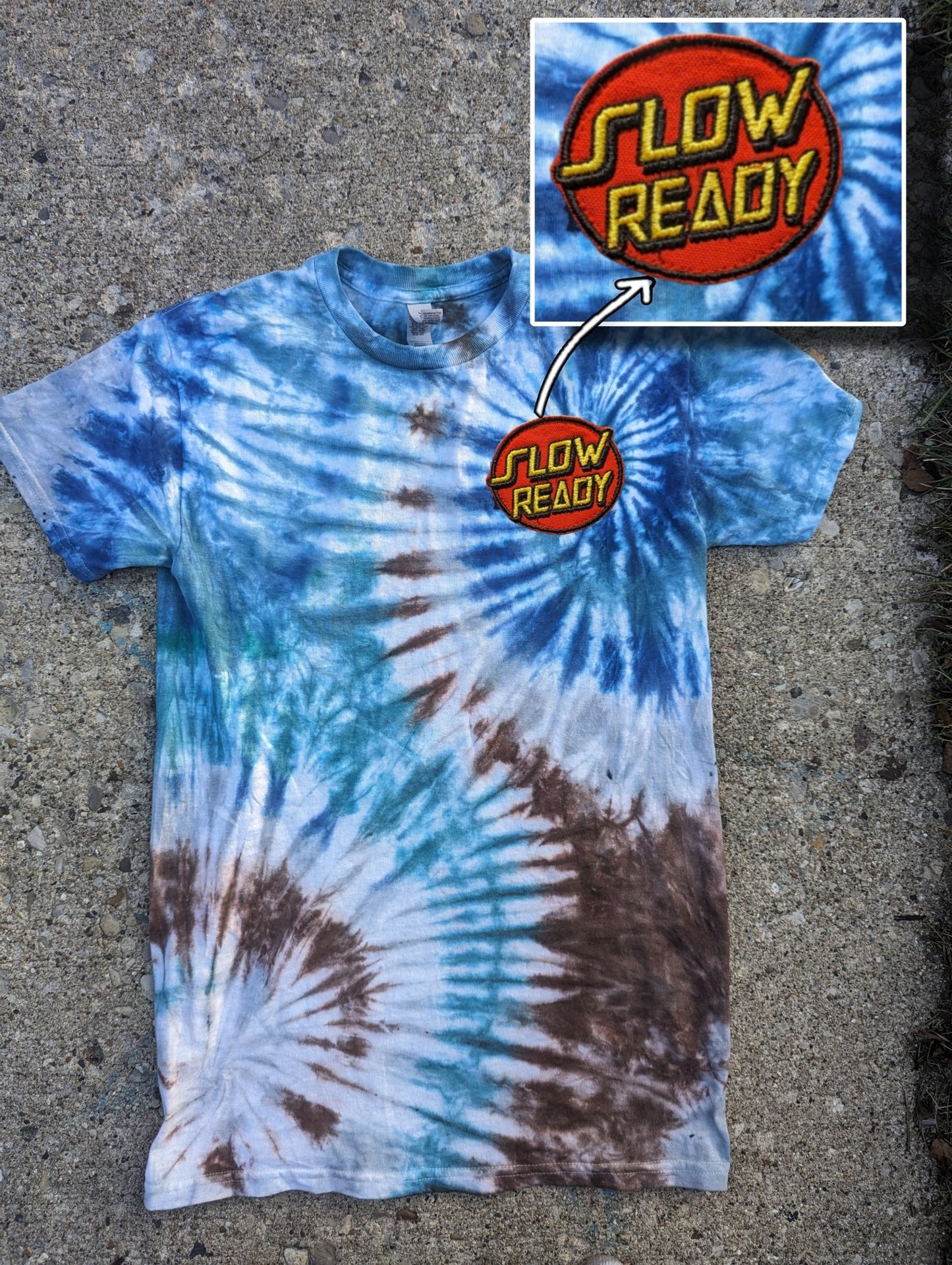 Slow Ready + Santa Cruz Hand Dyed Tee.